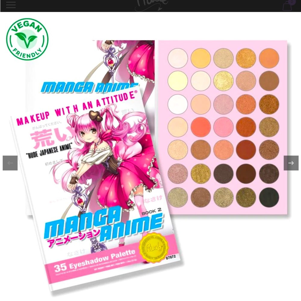 Manga Anime Rude Book 2 eyeshadow Palette☀️